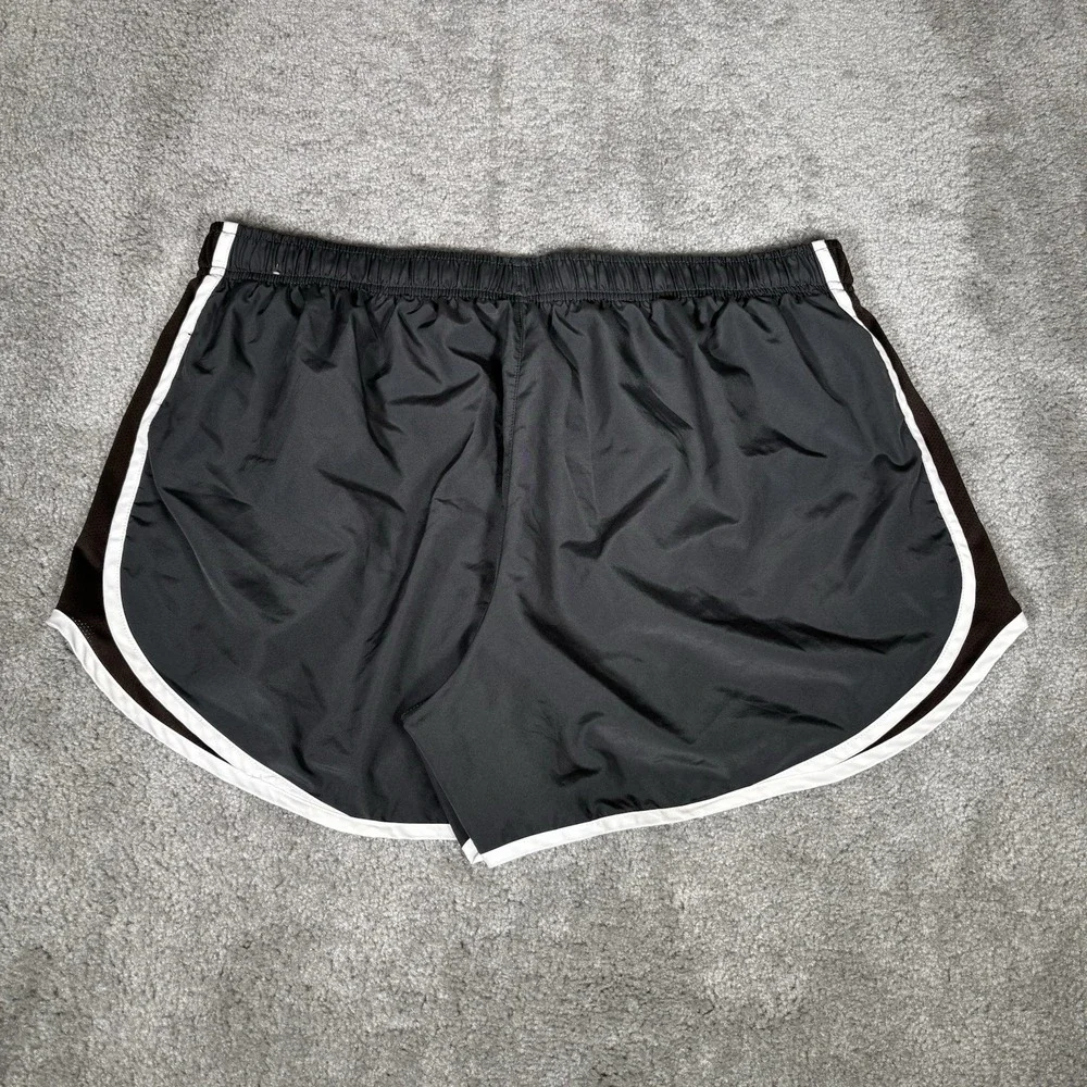 Nike Cleveland Browns Shorts Womens 2XL Gray Dri Fit Logo Running Athletic Gym
